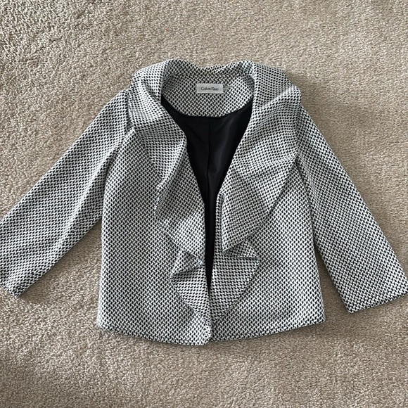 Women's Calvin Klein Black and White Jacket - Picture 7 of 9